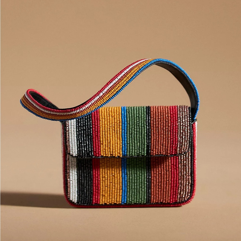 ✨NWT✨ Anthropology | The Super Mini Fiona Beaded Bag